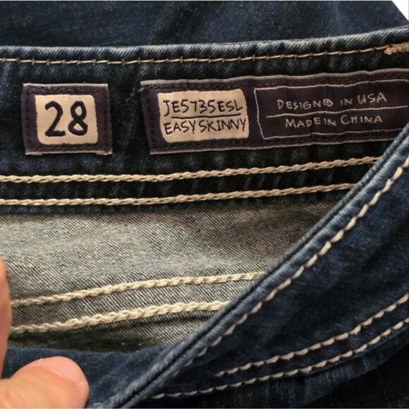 Miss‎ Me Easy Skinny Fluer-De-Lis Pockets Stretch Women's Size 28 x 32 - Picture 10 of 11